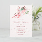 Elegant Flawless Sakura Roze Droom Vrijgezellenfee Kaart (Staand voorkant)