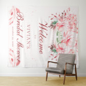 Elegant Flawless Sakura Roze Vrijgezellenfeest Wel Wandkleed (In Situ (horizontaal))