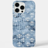 Elegant Fleur-de-Lis -  Blauw Frans Case-Mate iPhone Case (Achterkant)