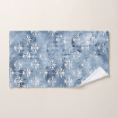 Elegant Fleur-de-Lis -  Blauw Frans Handdoek (Handdoek)