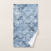 Elegant Fleur-de-Lis -  Blauw Frans Handdoek (Handdoek)