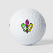 Elegant Fleur De Lis Design Golfballen (Voorkant)