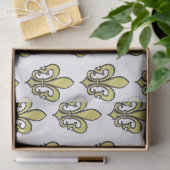Elegant Fleur de Lis Design Tissue Paper Tissuepapier (Geschenk)