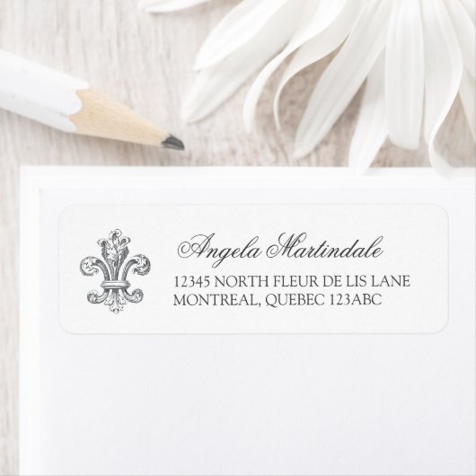 Elegant Fleur de Lis Etiket (Insitu)