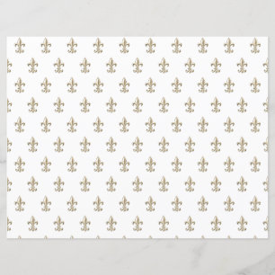 Elegant  Fleur de Lis-ontkoppelpapier