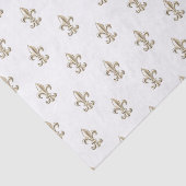 Elegant Fleur de Lis tissuepapier (Detail)