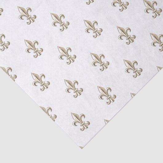 Elegant Fleur de Lis tissuepapier (Detail)