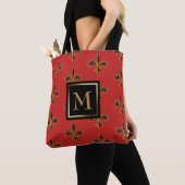 Elegant Fleur-de-lis Tote Bag (Dichtbij)