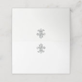 Elegant Fleur de Wedding 2 Plaatskaartje (Buitenkant ongevouwen)