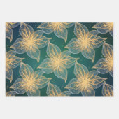 Elegant Flora Botanical Luxury  Inpakpapier Vel (Voorkant)