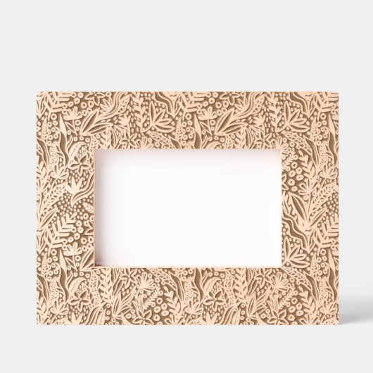 Elegant Flora Design geëtste Lijsten Gegraveerde Lijstjes (Voorkant)