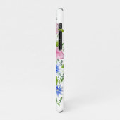 Elegant floraal decoratiepatroon iPhone hoesje (Linkerkant)