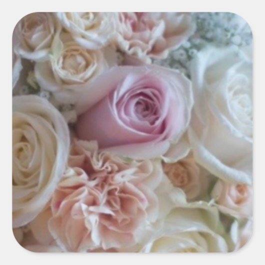 Elegant Florai Wedding Stickers en Envelope Seals (Voorkant)