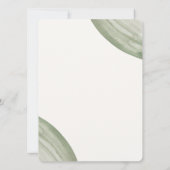 Elegant Floral 50th – Gold and Blush Flower Kaart (Achterkant)