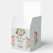 Elegant Floral 60th Birthday  Bedankdoosjes (Geopend)