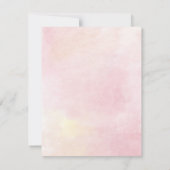 Elegant Floral 75e Waterverf Birthday Party Kaart (Achterkant)