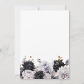 Elegant Floral 90th Birthday Party Kaart (Achterkant)