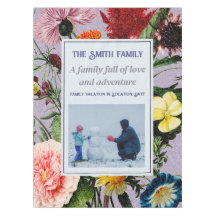  Elegant Floral Aangepaste Tekst Foto Violet