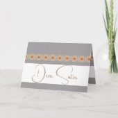 Elegant Floral Accented Kaart (Voorkant)