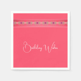 Elegant Floral Accented Servet