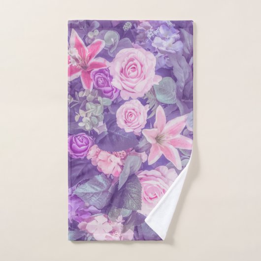 Elegant Floral Achtergrond | Handdoekset Bad Handdoek (Handdoek)