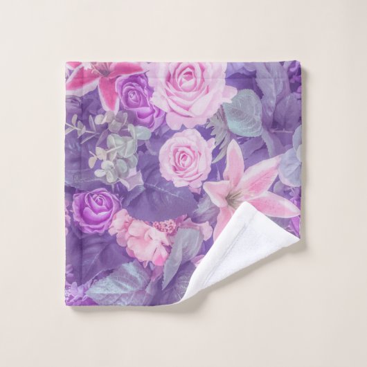 Elegant  Floral Achtergrond | Handdoekset Bad Handdoek (Wasdoekje)