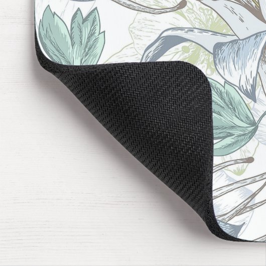 Elegant Floral Achtergrond | Muismat (Hoek)