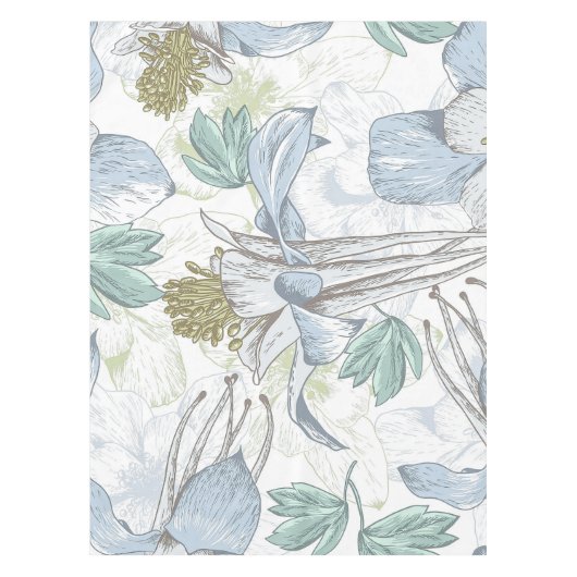 Elegant  Floral Achtergrond | Tablecloth Tafelkleed (Voorkant)