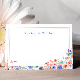 Elegant Floral Afstuderen Advies Informatiekaartje