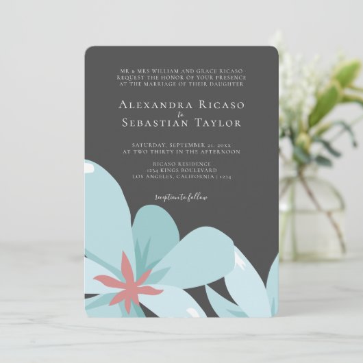 Elegant Floral Ampersand Collectie Wedding (Staand voorkant)