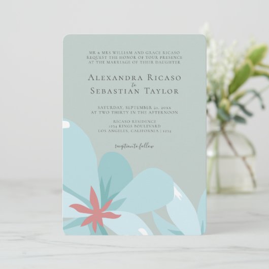 Elegant Floral Ampersand Collectie Wedding (Staand voorkant)