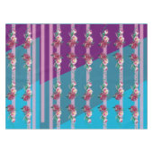 Elegant Floral and Lines Tablecloth Tafelkleed (Voorkant (Horizontaal))