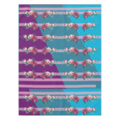 Elegant Floral and Lines Tablecloth Tafelkleed (Voorkant)