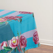 Elegant Floral and Lines Tablecloth Tafelkleed (Voorbeeld)
