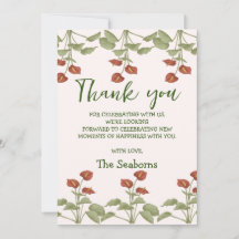 Elegant floral anthurium baby shower message