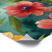 Elegant Floral Art Poster (Hoek)