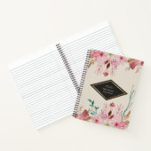 Elegant floral Baby shower Guest-laptop Notitieboek (Binnen)
