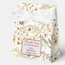 Elegant Floral Baby shower gunstbox
