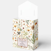 Elegant Floral Baby shower gunstbox Bedankdoosjes (Open)