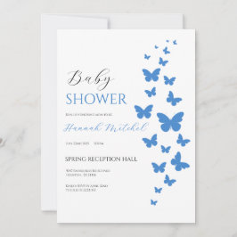 Elegant Floral Baby Shower Invitation Customizable Kaart