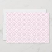 Elegant Floral Baby shower Invitation Kaart (Achterkant)