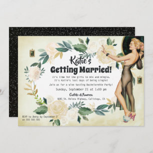  Elegant Floral Bachelorette Kaart