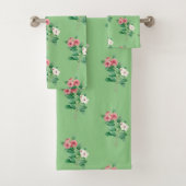 Elegant Floral Bad Handdoek (Insitu)
