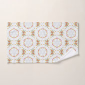 Elegant  Floral Bad Handdoek (Handdoek)