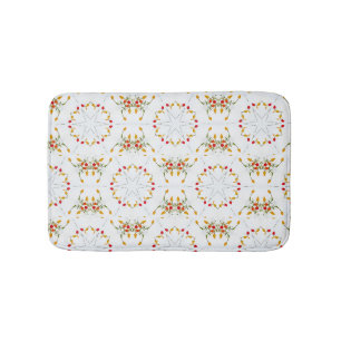 Elegant Floral Badmat