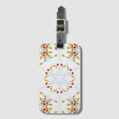 Elegant  Floral Bagagelabel (Voorkant (verticaal))