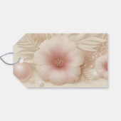 Elegant Floral Beauty Cosmetic Professional Cadeaulabel (Achterkant Horizontaal)