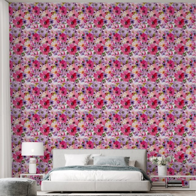 Elegant Floral Behang (Slaapkamer)