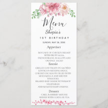 Elegant Floral Birthday Party