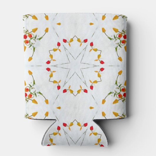 Elegant Floral Blikjeskoeler (Achterkant)